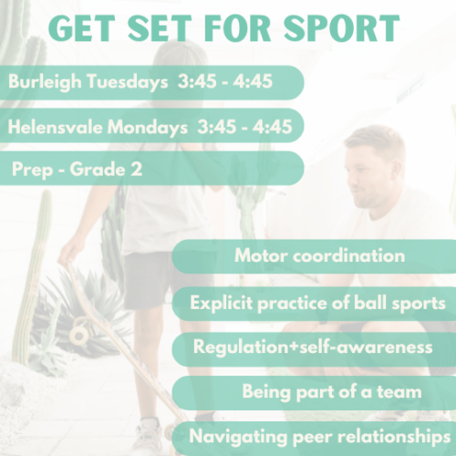 Get Set for Sport | Burleigh | Tuesday’s at 3:45pm