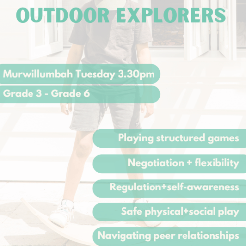 Outdoor Explorers | Murwillumbah | Tuesday’s at 3:30pm